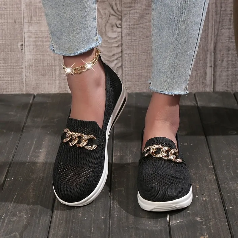 💝 Breathable Wedge Sneakers