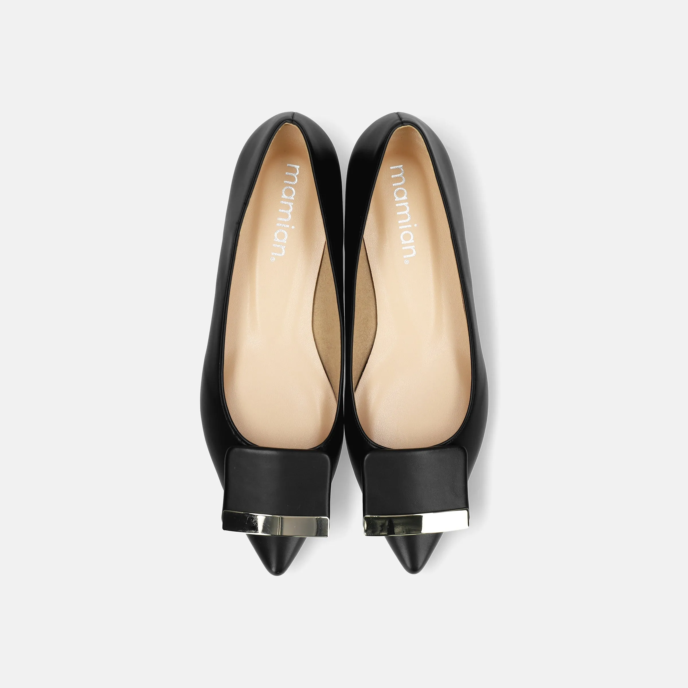 10% OFF: 2024SS: Accent Buckle Flat Shoes (m17006) Black