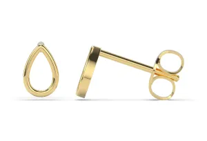 14K Single Droplet Earring