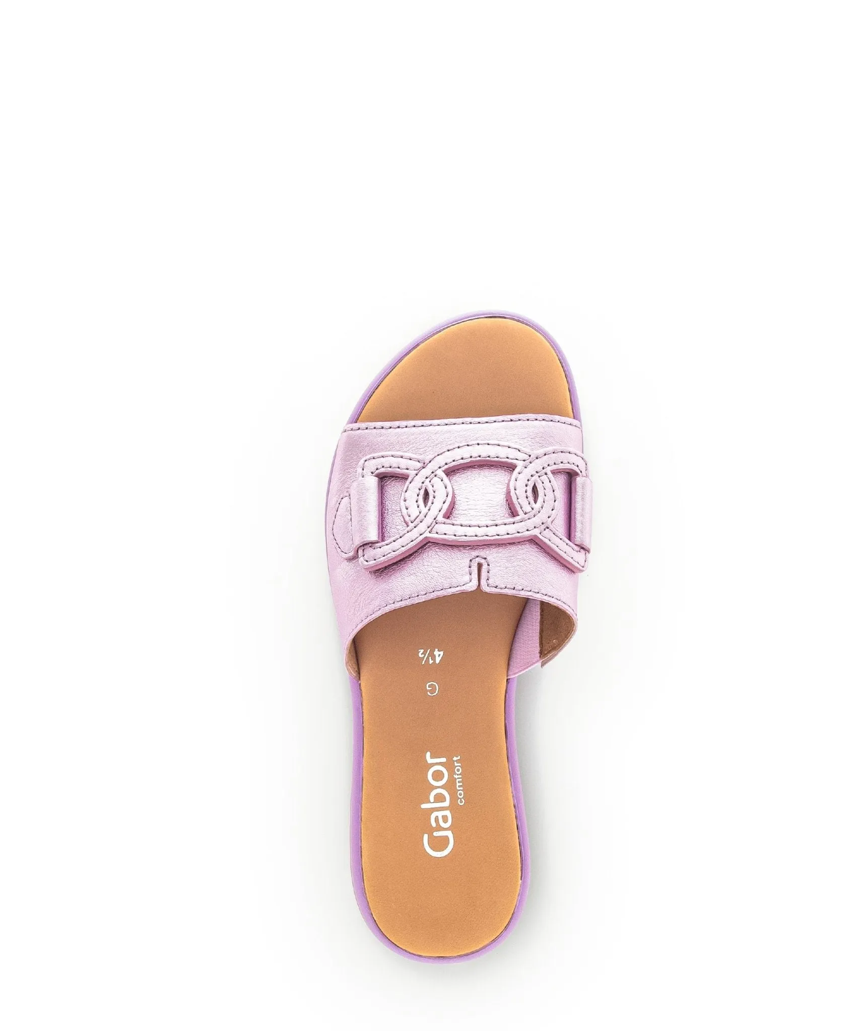 '22.731.88' women's slide sandal  - purple