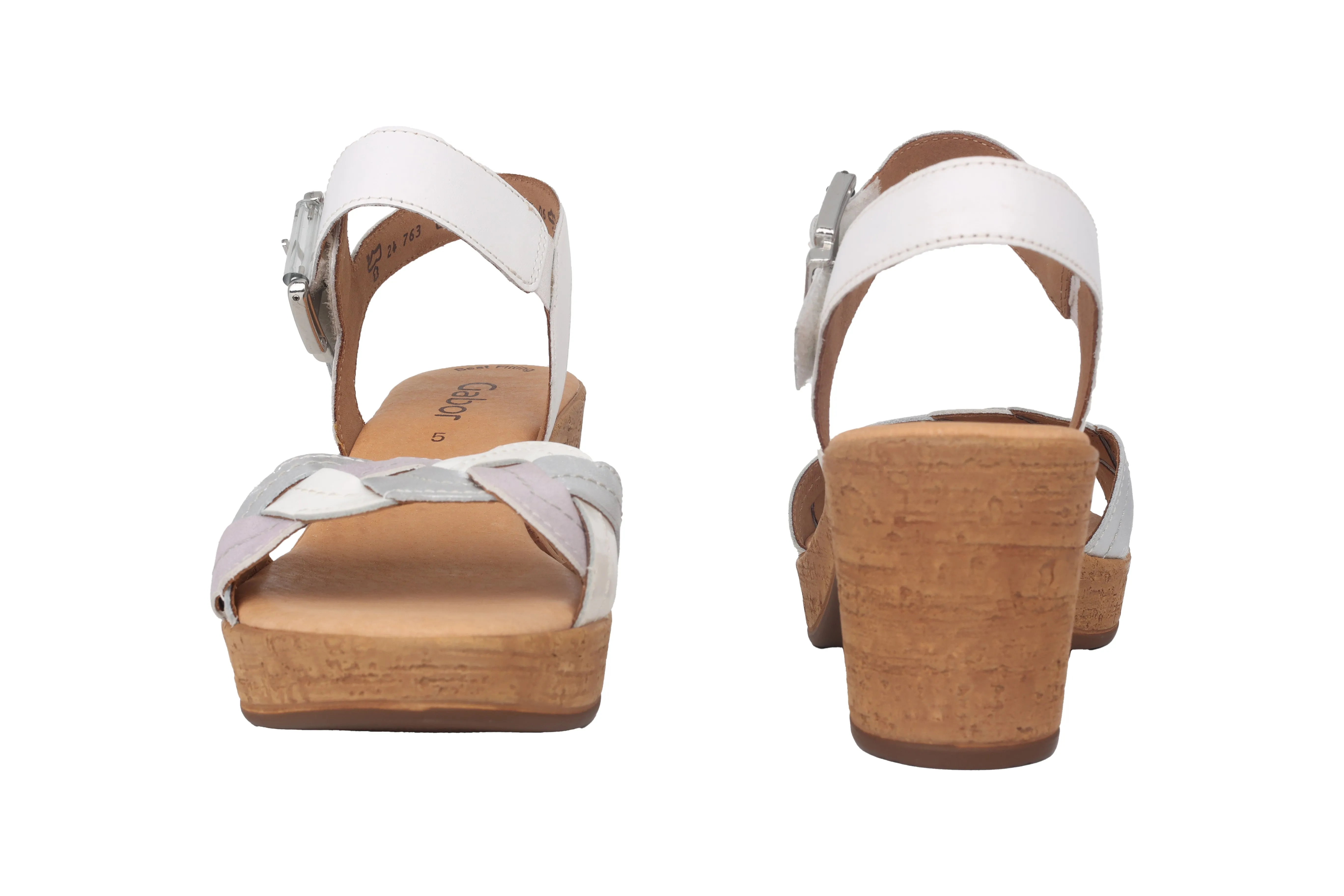 '24.763.21' women's sandal - White mix