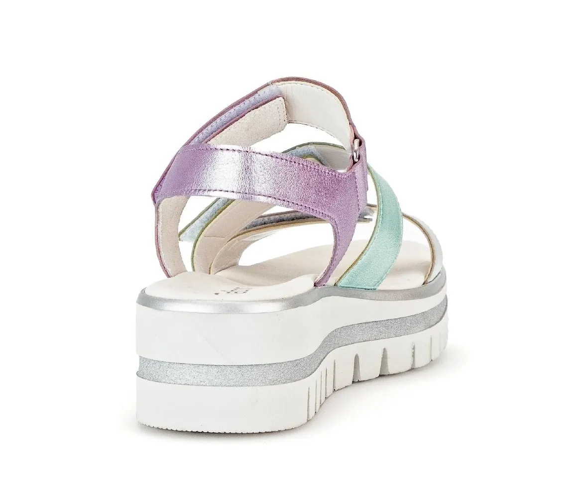 '44.620.63 women's sandal - Multicolour shiny