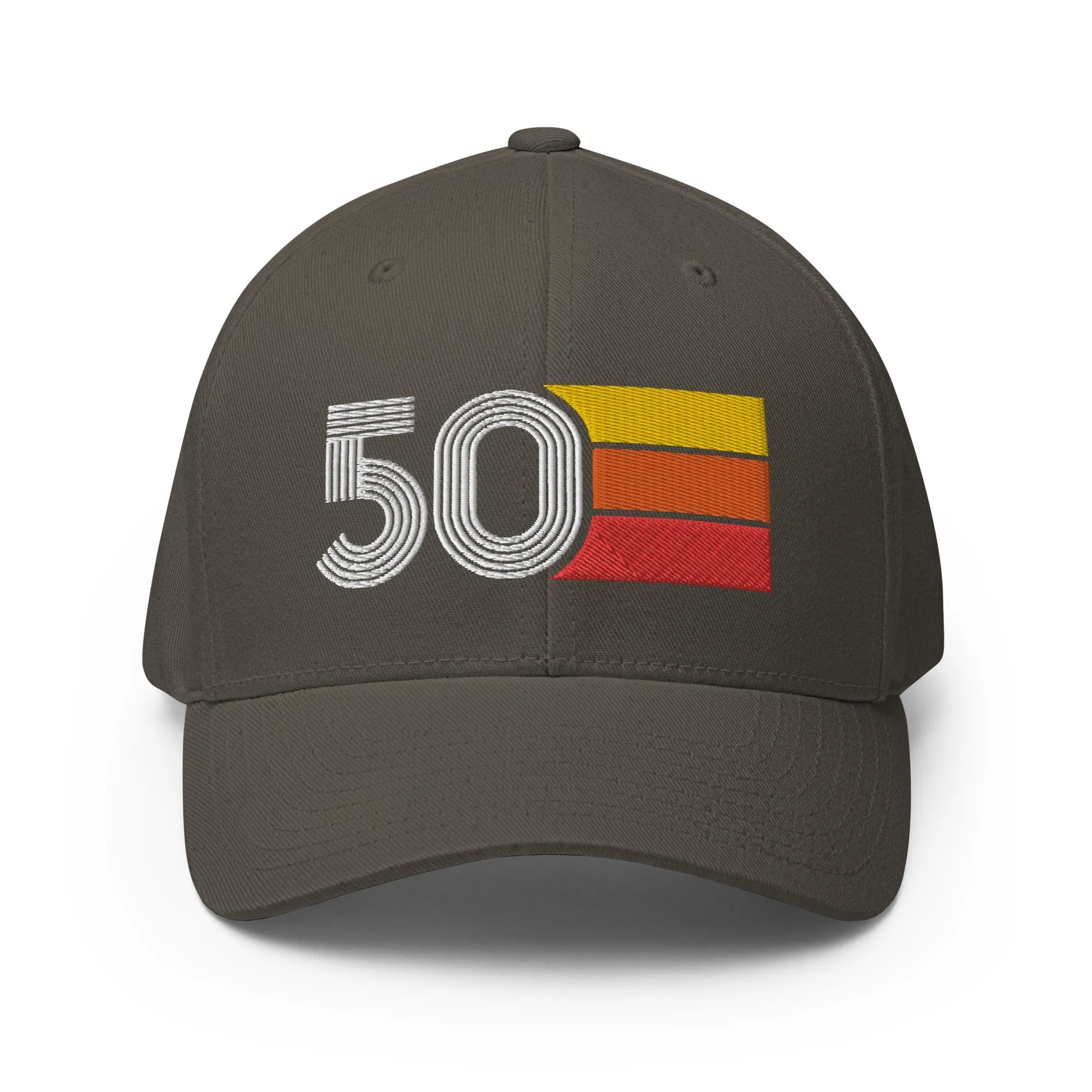 50 1950 50th Birthday FlexFit Closed Back Baseball Hat