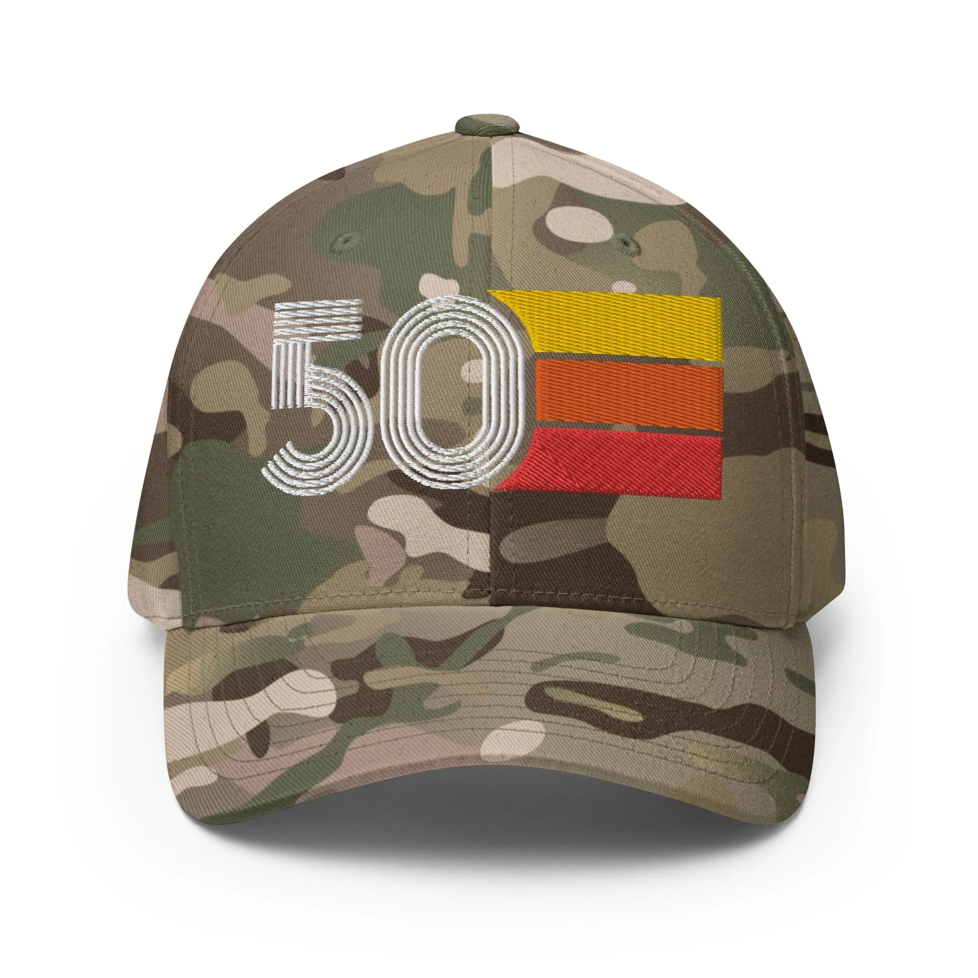 50 1950 50th Birthday FlexFit Closed Back Baseball Hat