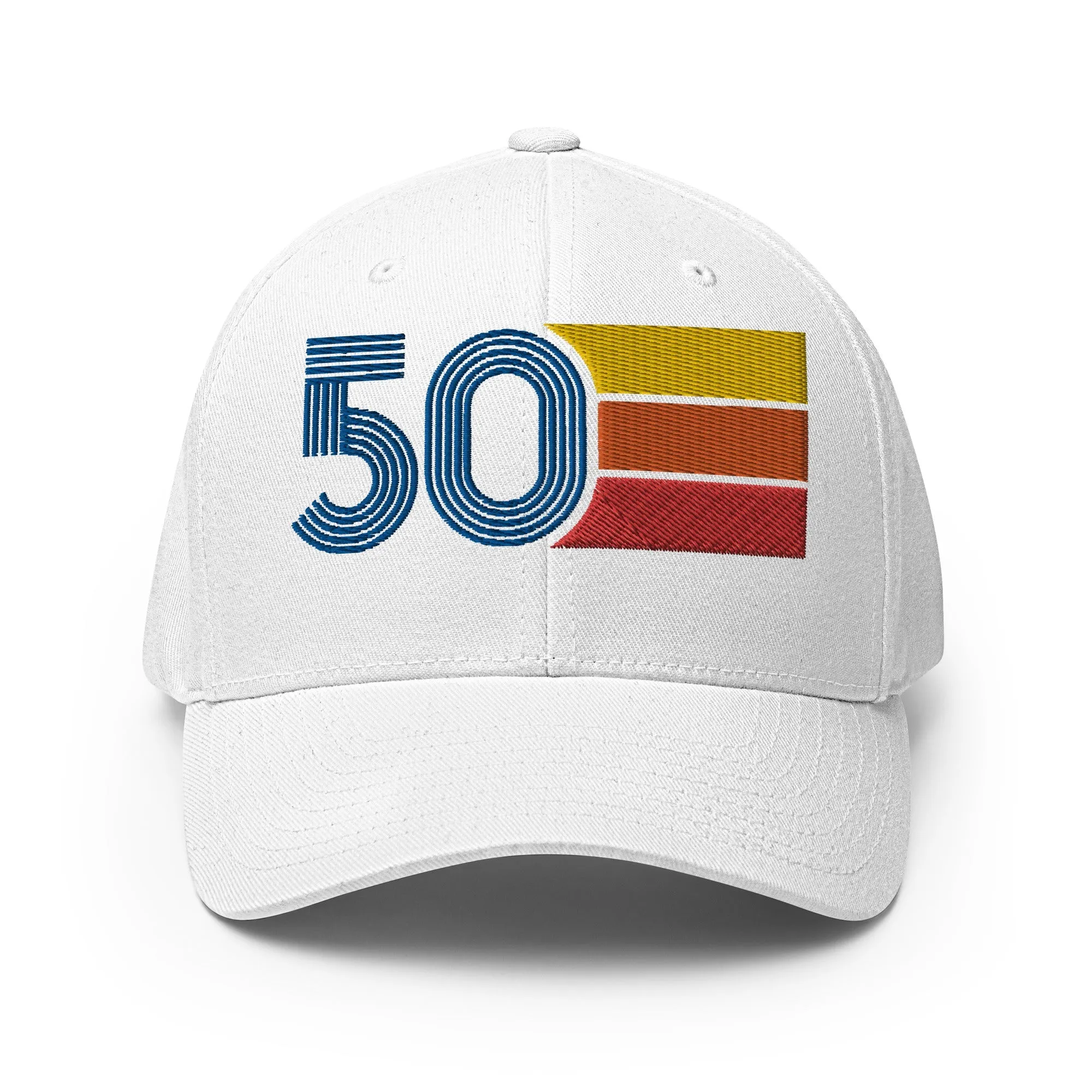 50 1950 50th Birthday FlexFit Closed Back Baseball Hat