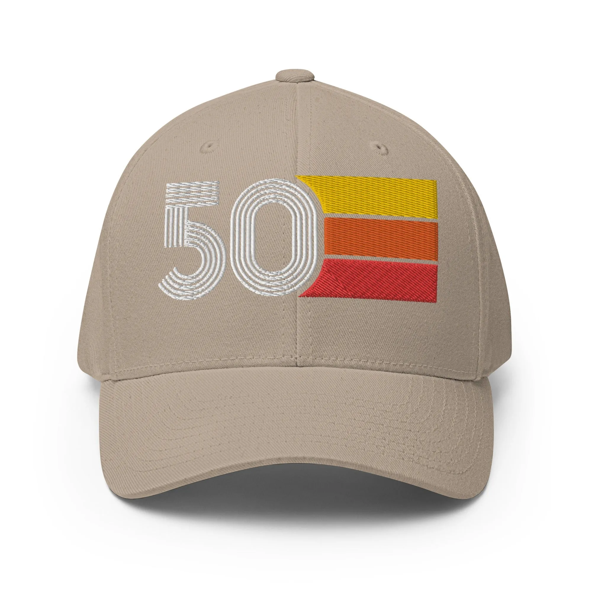 50 1950 50th Birthday FlexFit Closed Back Baseball Hat