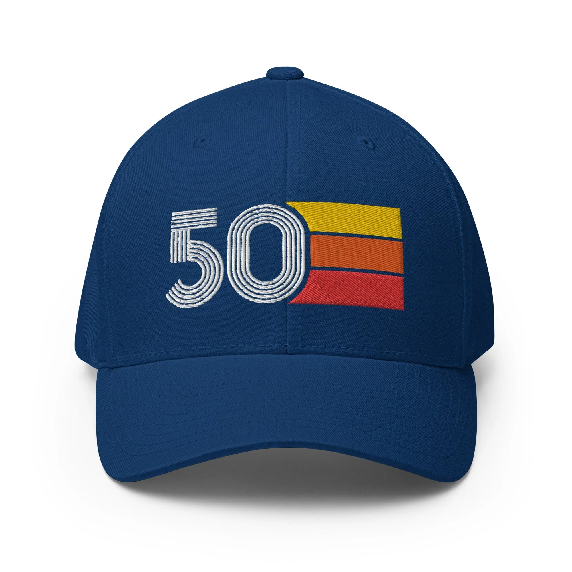 50 1950 50th Birthday FlexFit Closed Back Baseball Hat