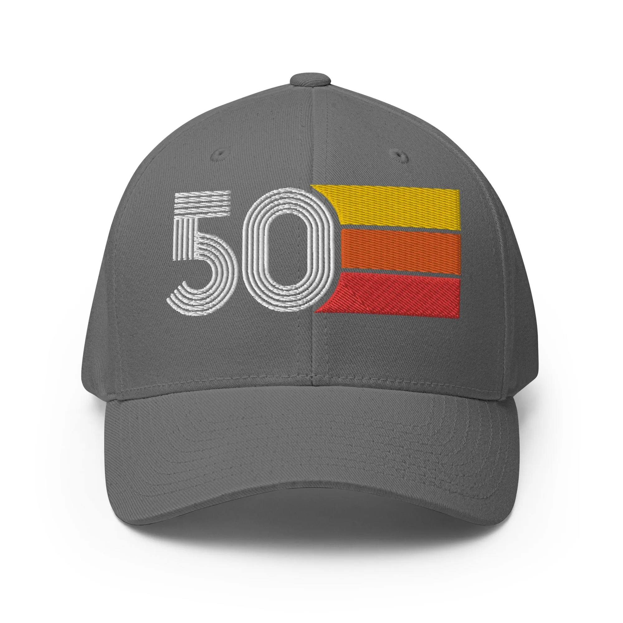 50 1950 50th Birthday FlexFit Closed Back Baseball Hat