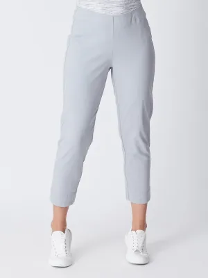 7/8 Slim Cottolen Stretch Pull on Pant COTTOLENE the new bengaline) -  Silver 24152-S