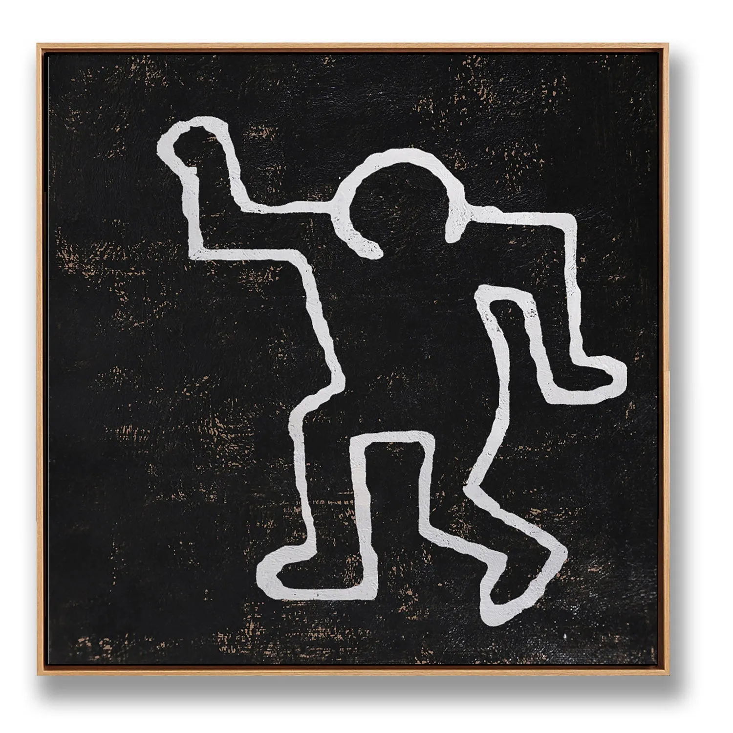 Abstract Dancing Man Painting H273SR