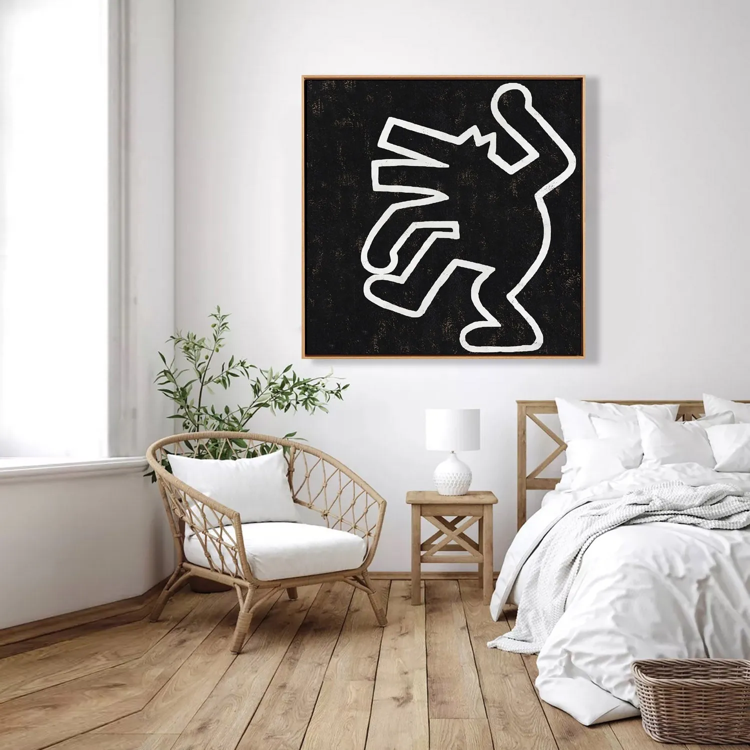 Abstract Dancing Man Painting H312SR