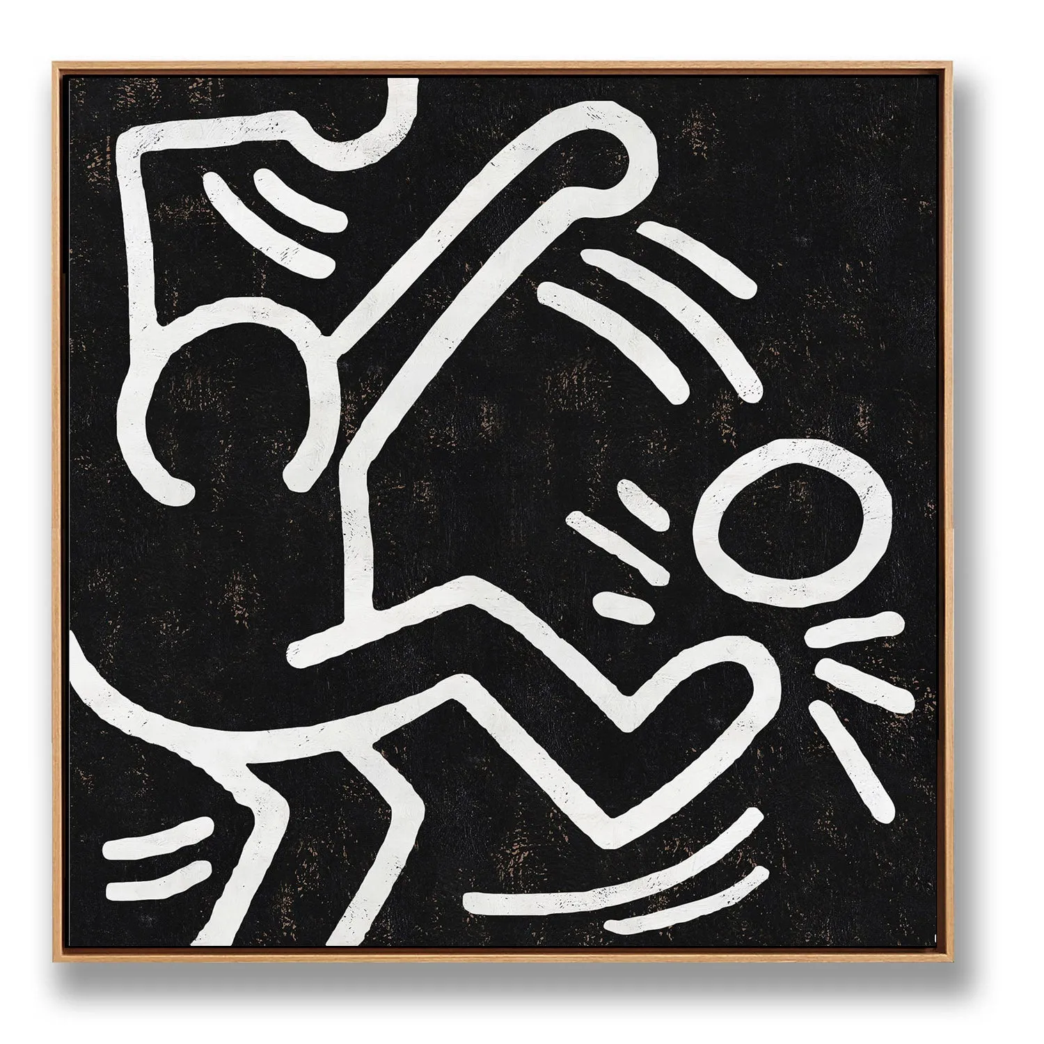 Abstract Dancing Man Painting H314SR