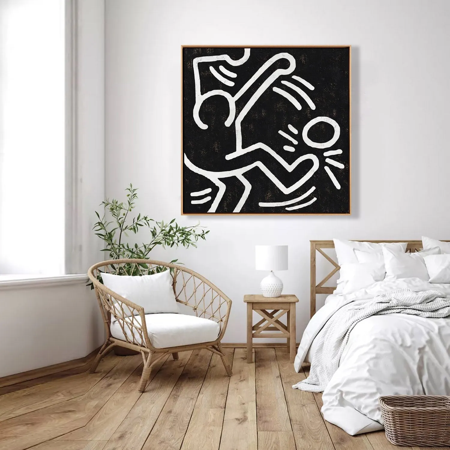 Abstract Dancing Man Painting H314SR