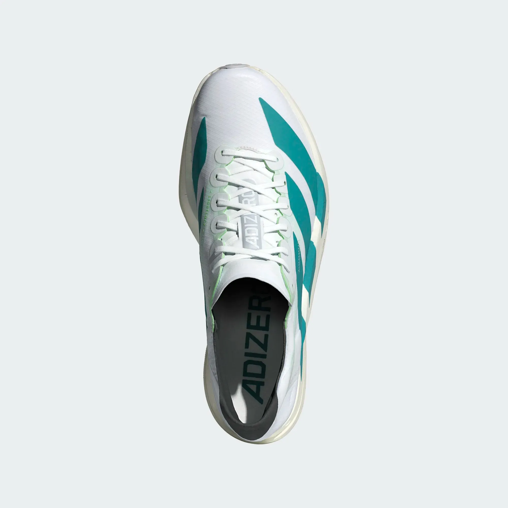Adidas | Adizero Adios Pro 4 | Men's | Ftwr White/Pure Teal/Carbon