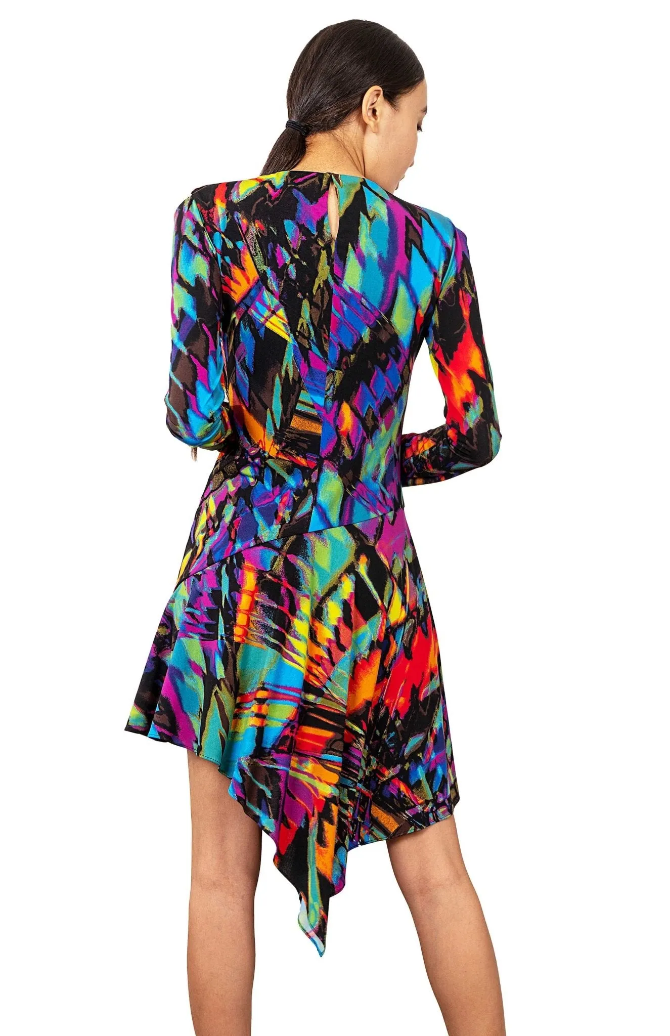 Aerope Papillon | Long Sleeve Jersey Dress