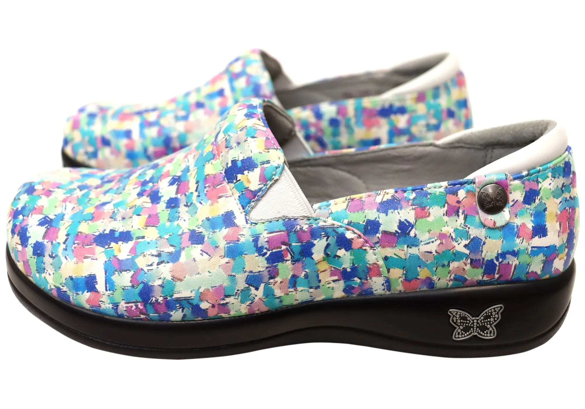 Alegria Keli Womens Leather Professional Slip On Shoes