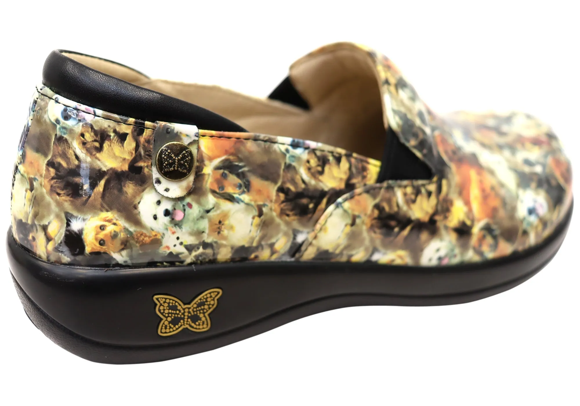 Alegria Keli Womens Leather Professional Slip On Shoes