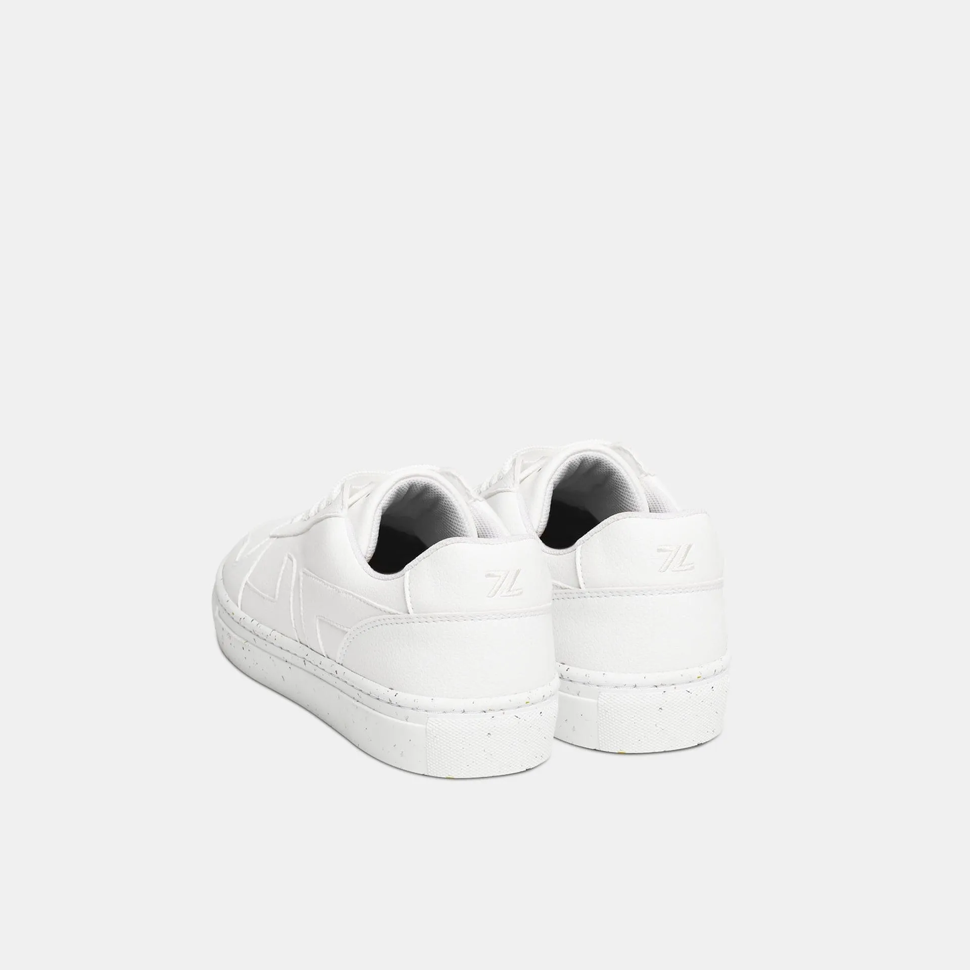 Alpha Unisex Grape Leather Vegan Sneakers | White