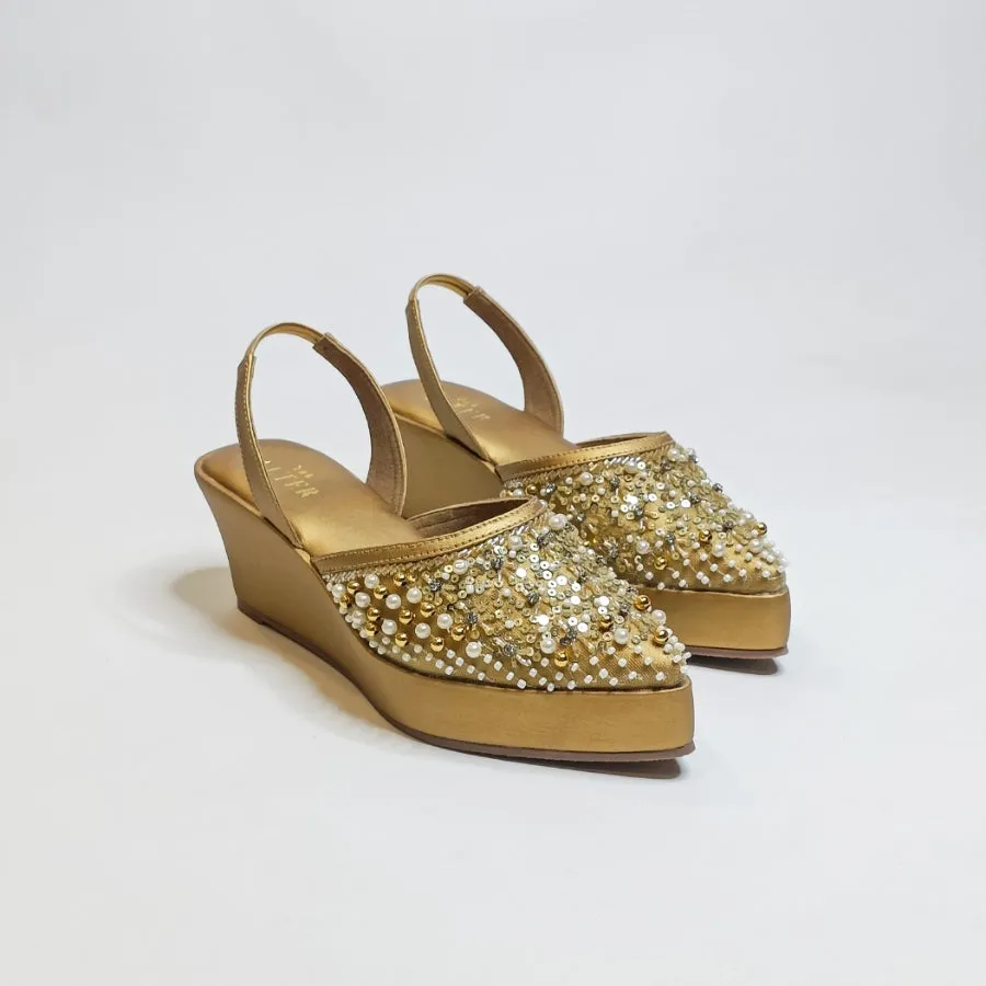 Amara Embellished Wedges