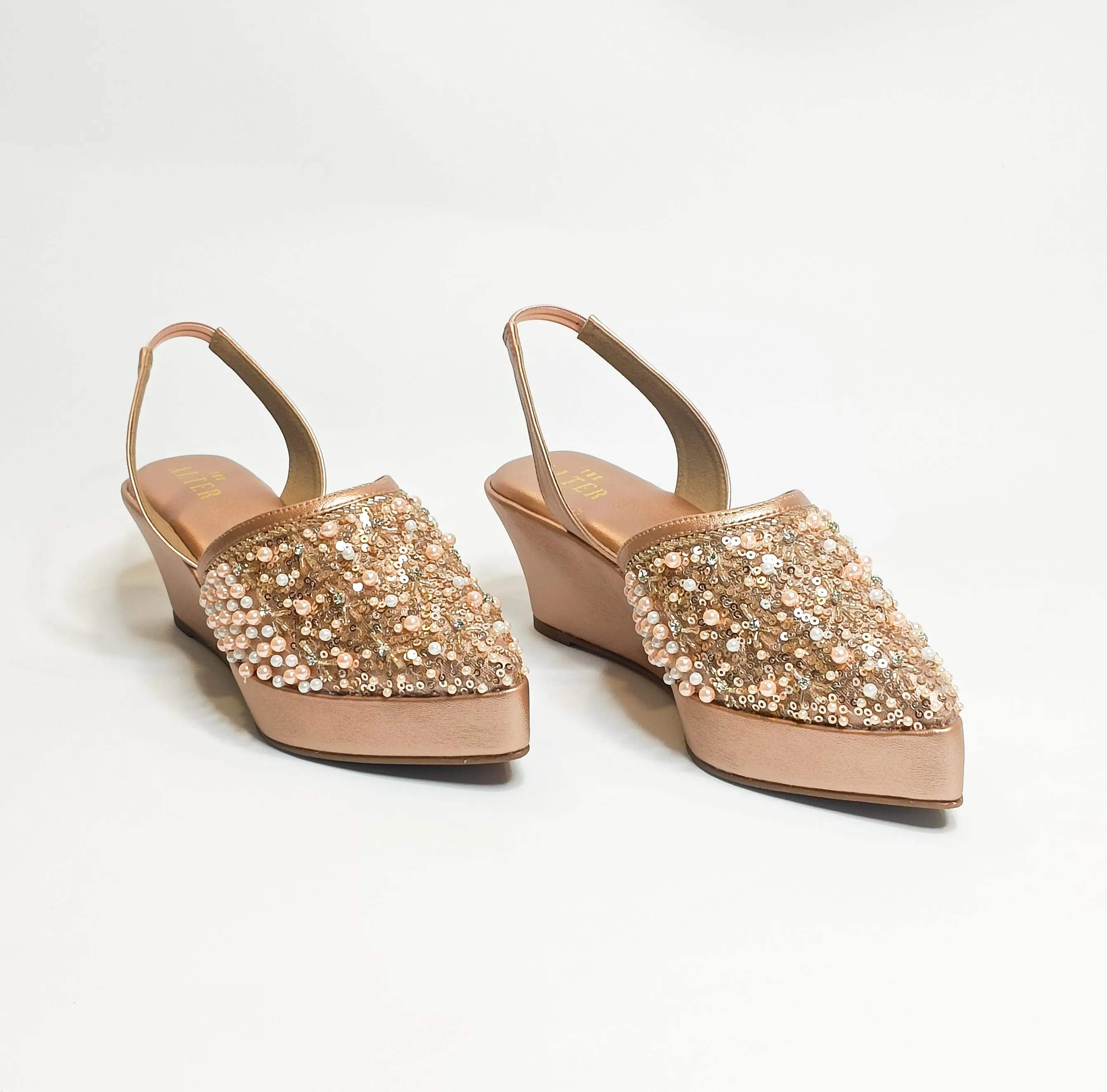 Amara Embellished Wedges