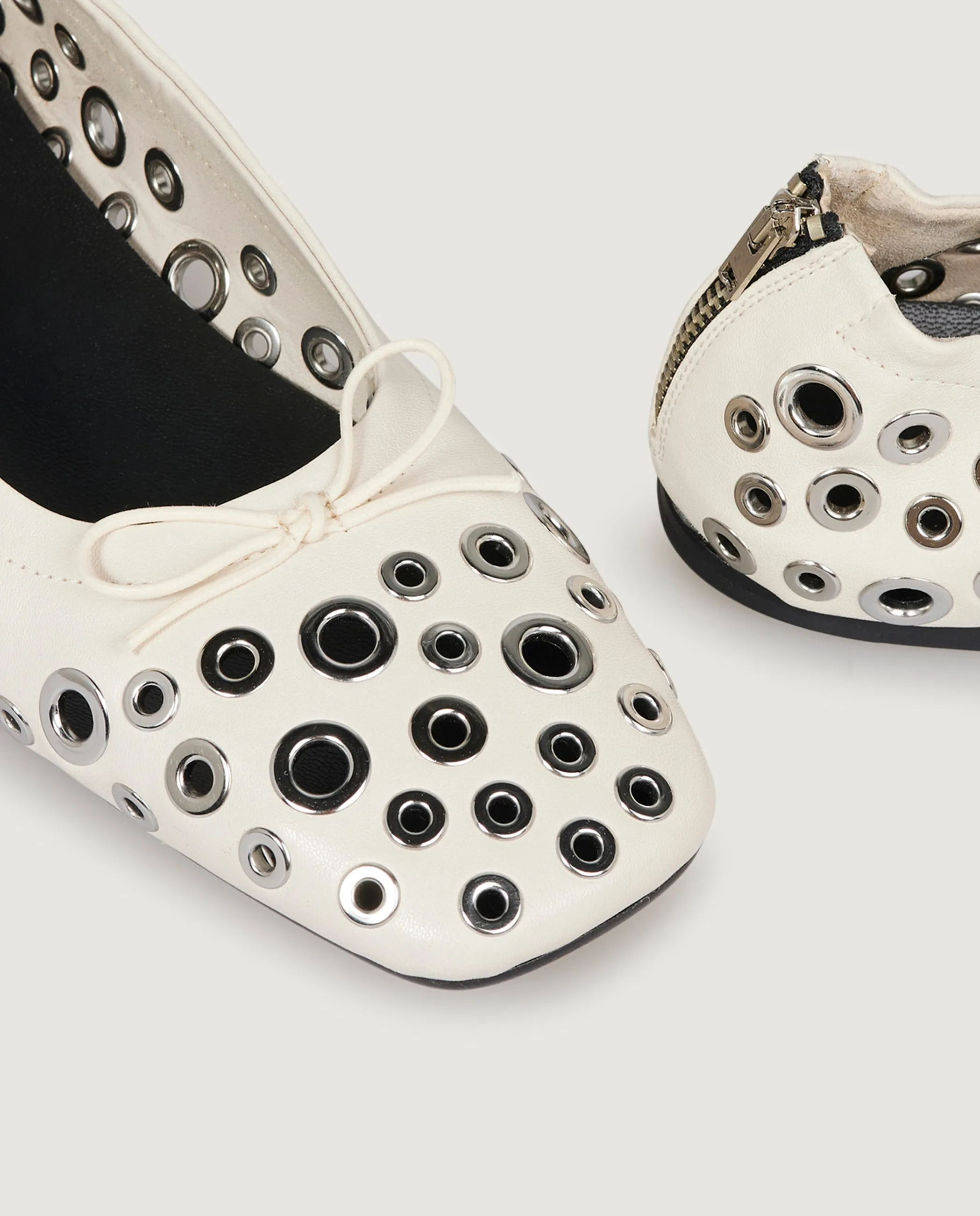 Amy Ballet Flats - Wit
