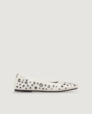Amy Ballet Flats - Wit