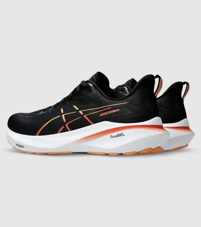 Asics GT-2000 13 (D Width) - Black/Faded Orange (Mens)