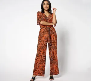 Attitudes by Renee Regular Mesh Jumpsuit