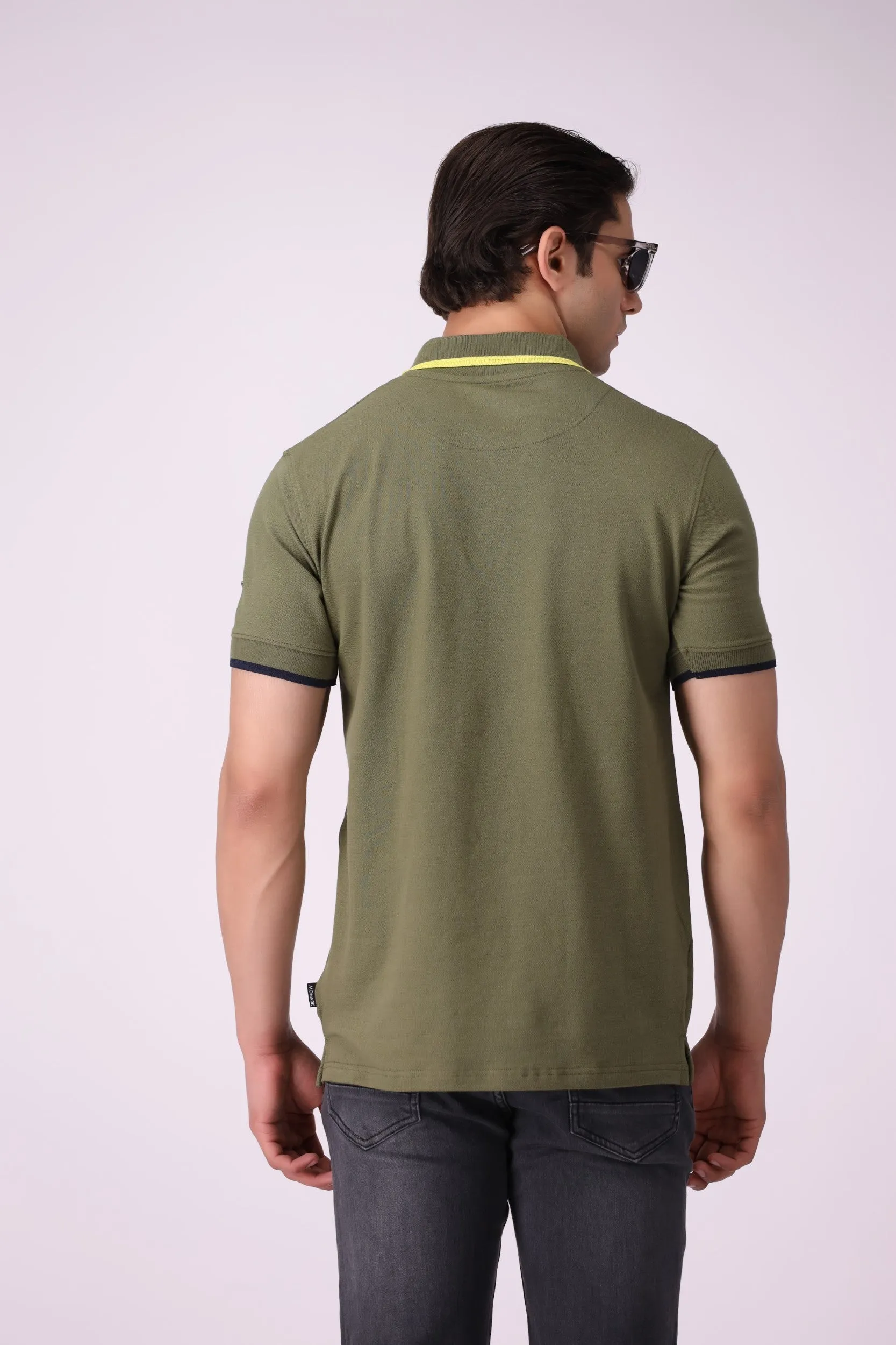 Basic Olive Polo Shirt