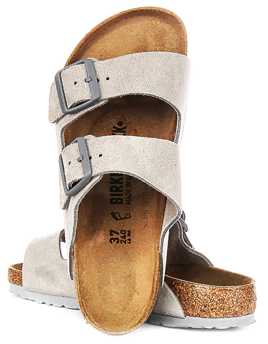Birkenstock Arizon Bs In Stone For Women | Regular Fit