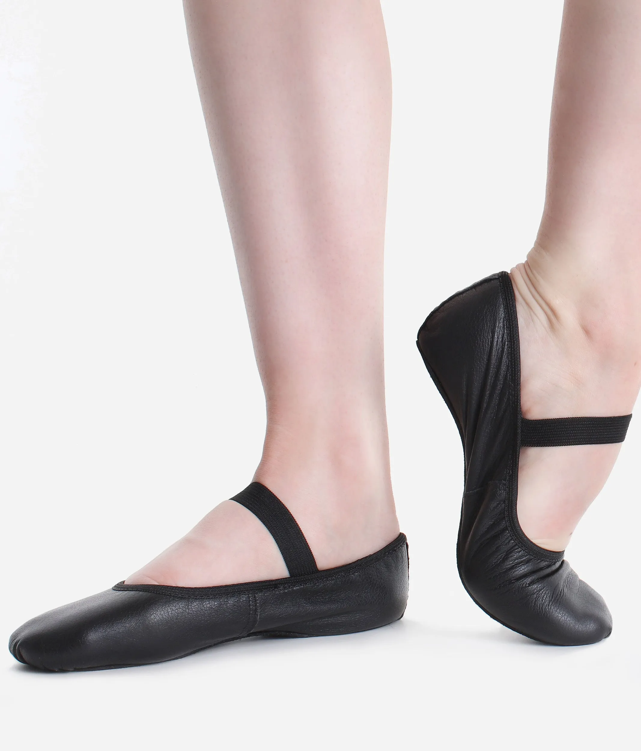 Brittany Leather Ballet Shoes, Top Choice for Beginner Dancers - SD69