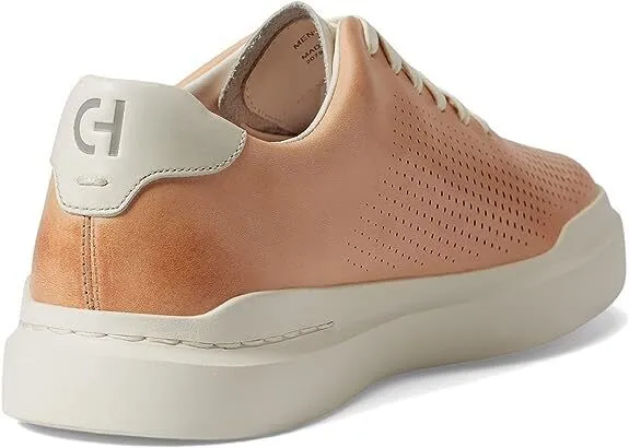 Cole Haan Mens Grandpro Rally Laser Cut Sneaker BarelyBeigeVachetta/Ivory C37243