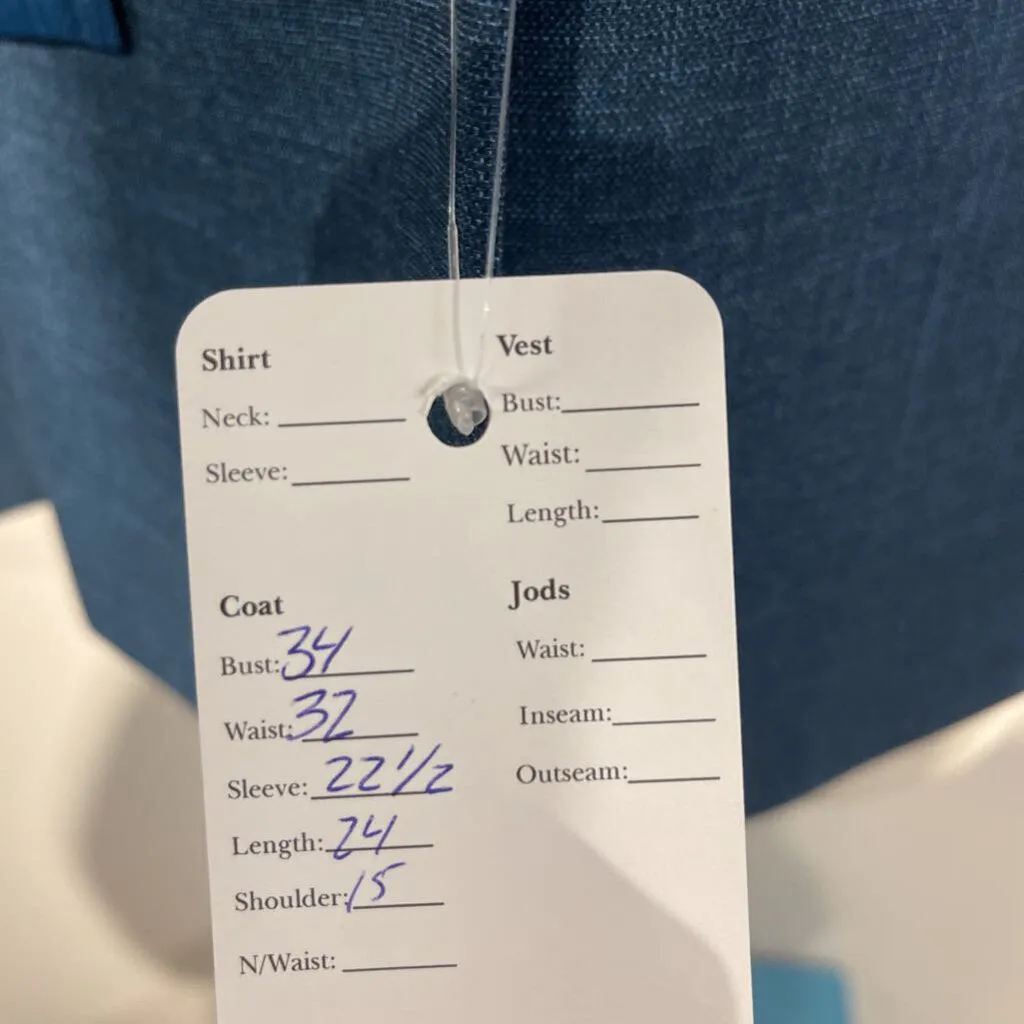 Custom Collars Blue Hunt Coat