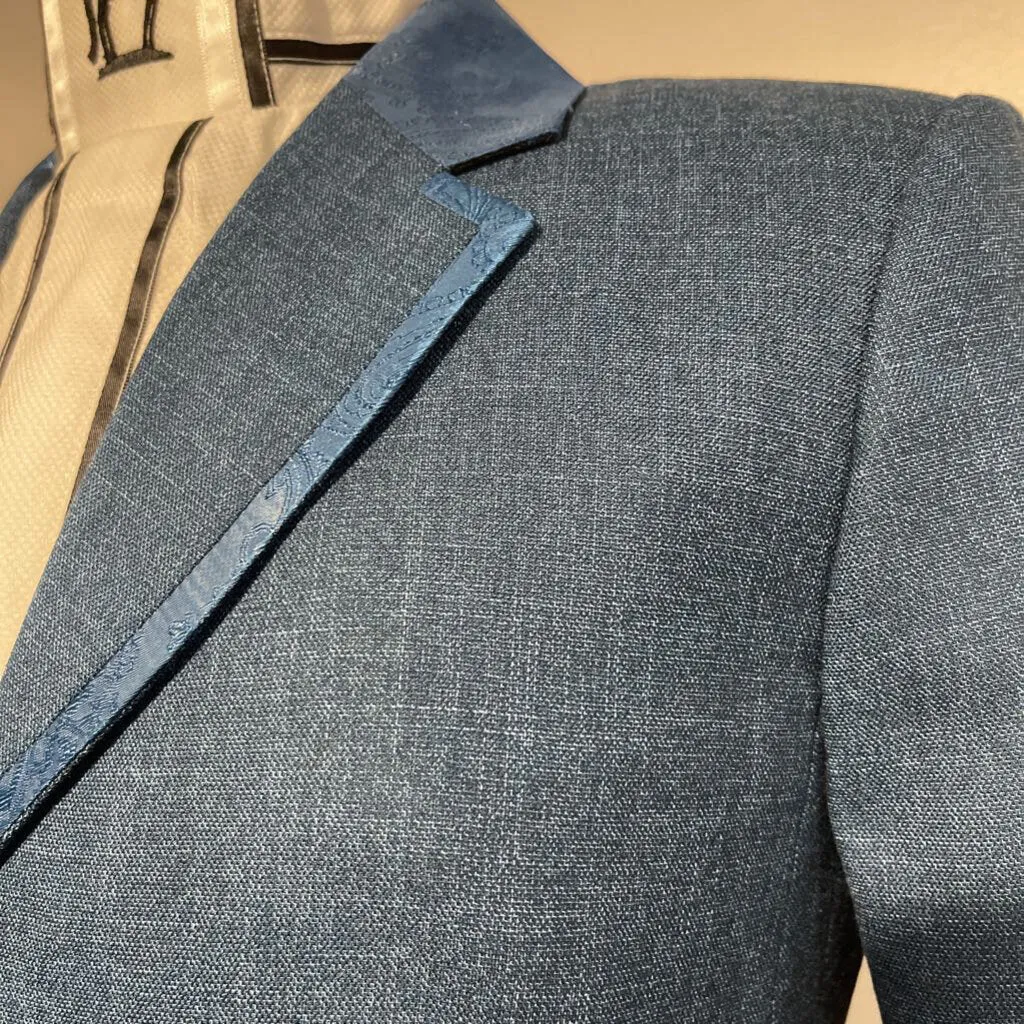 Custom Collars Blue Hunt Coat