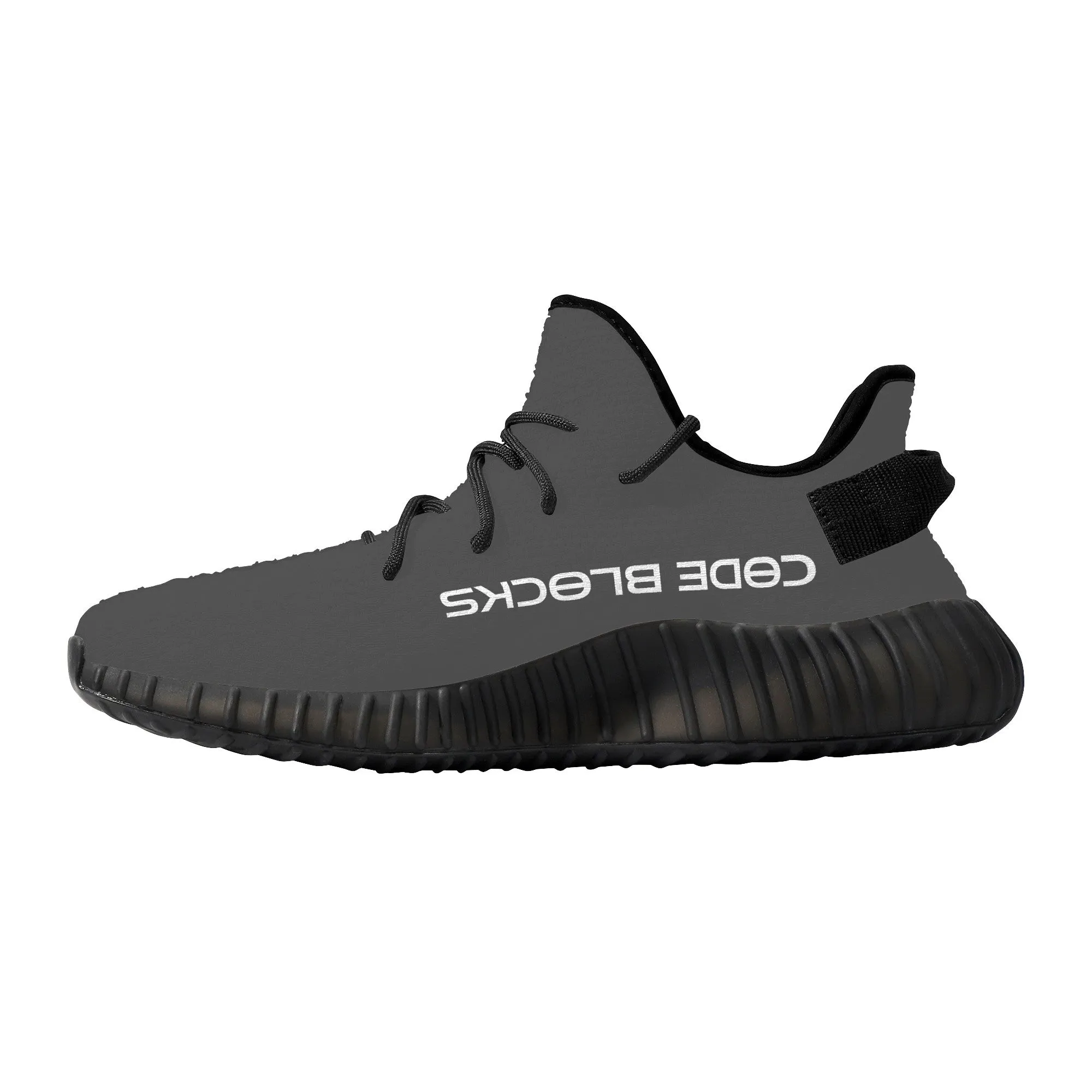 D14 Breathable Mesh Knit Sneaker - Black