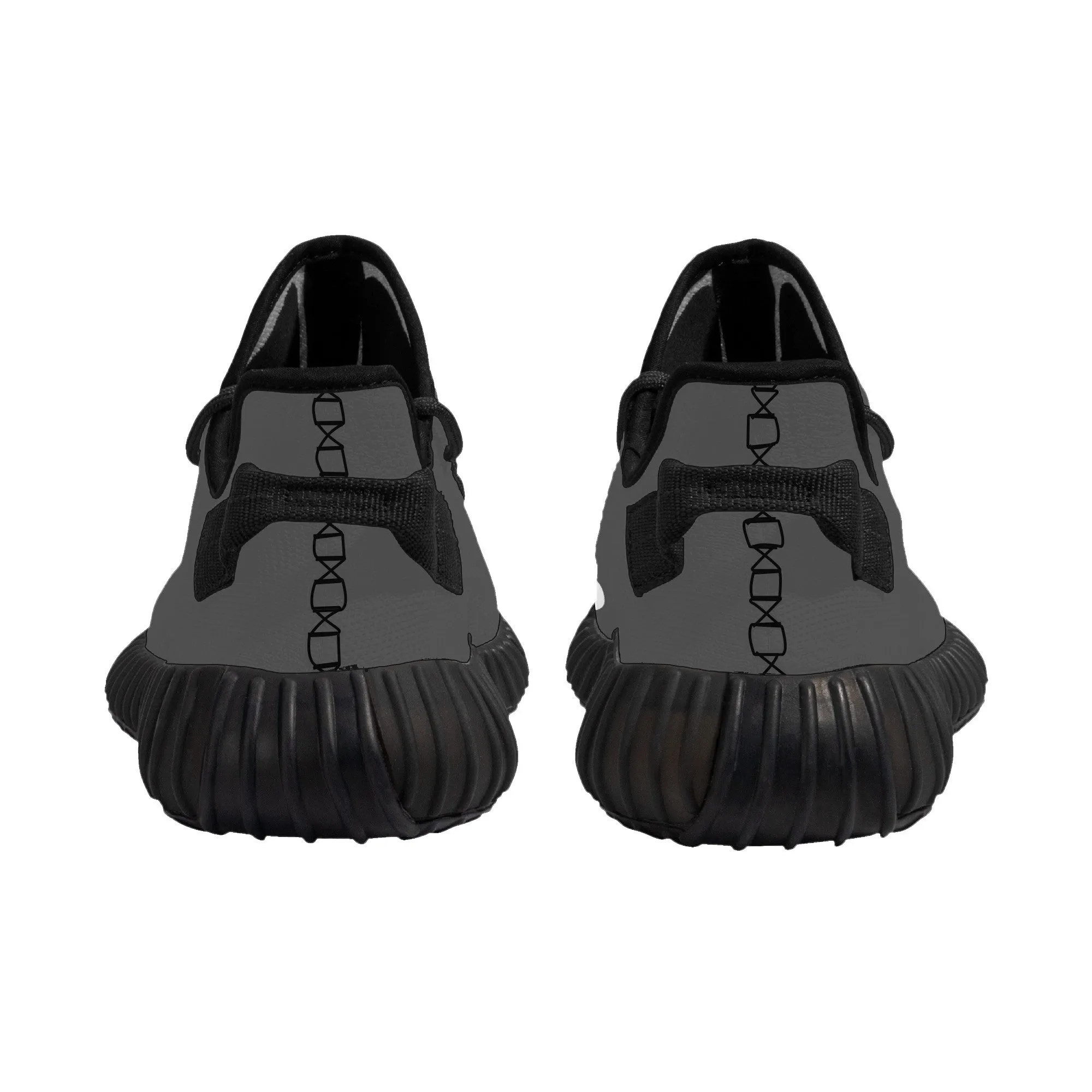 D14 Breathable Mesh Knit Sneaker - Black