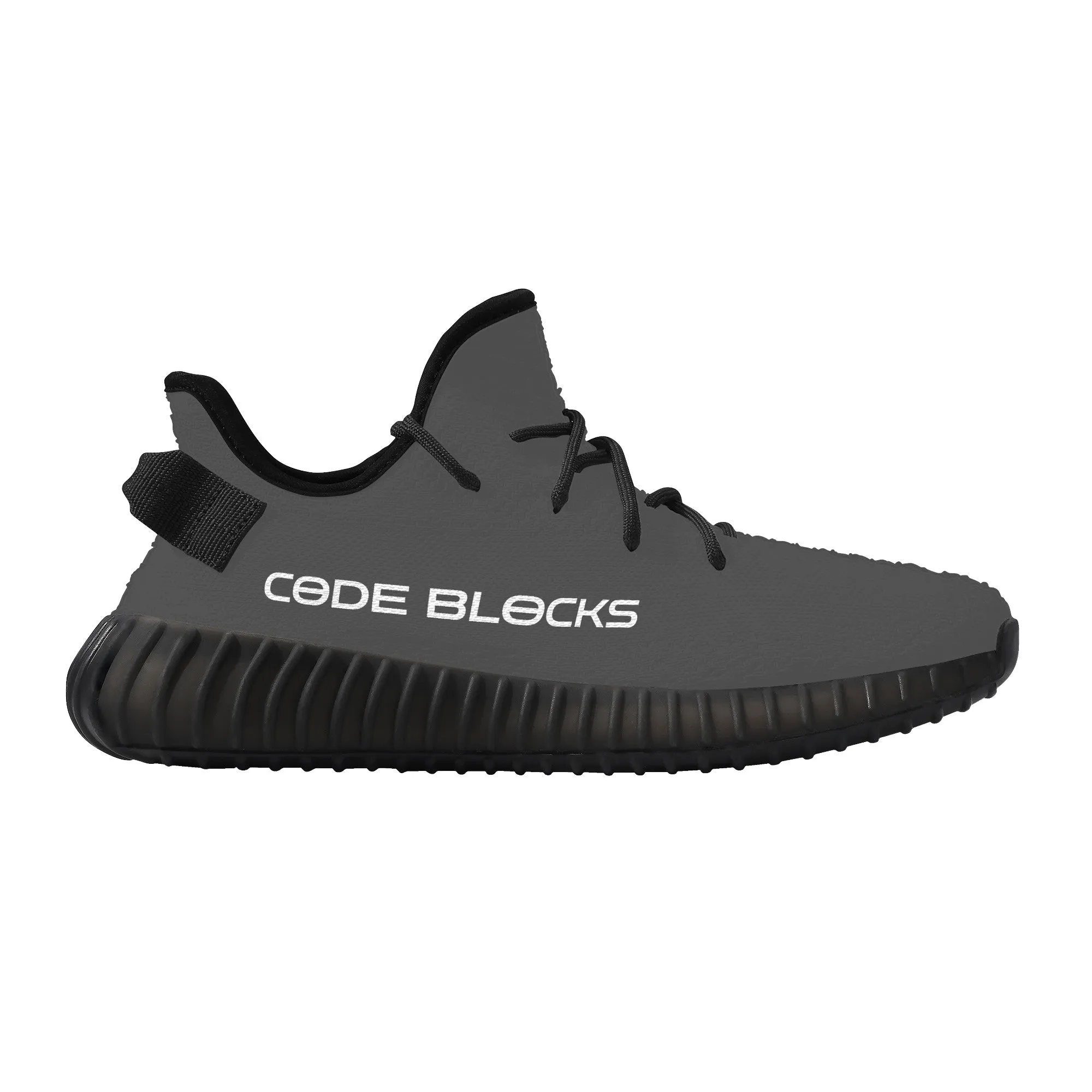 D14 Breathable Mesh Knit Sneaker - Black