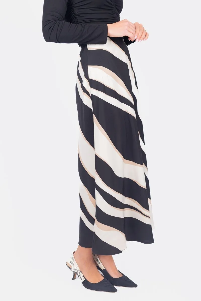 DAKOTA SKIRT (BEIGE/BLACK)