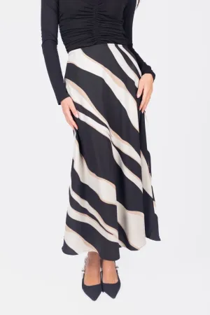 DAKOTA SKIRT (BEIGE/BLACK)