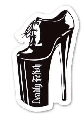 Deadly Fetish Shoe Sticker