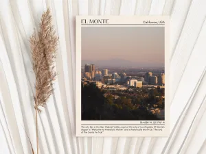 El Monte Minimal Wall Art, California, USA