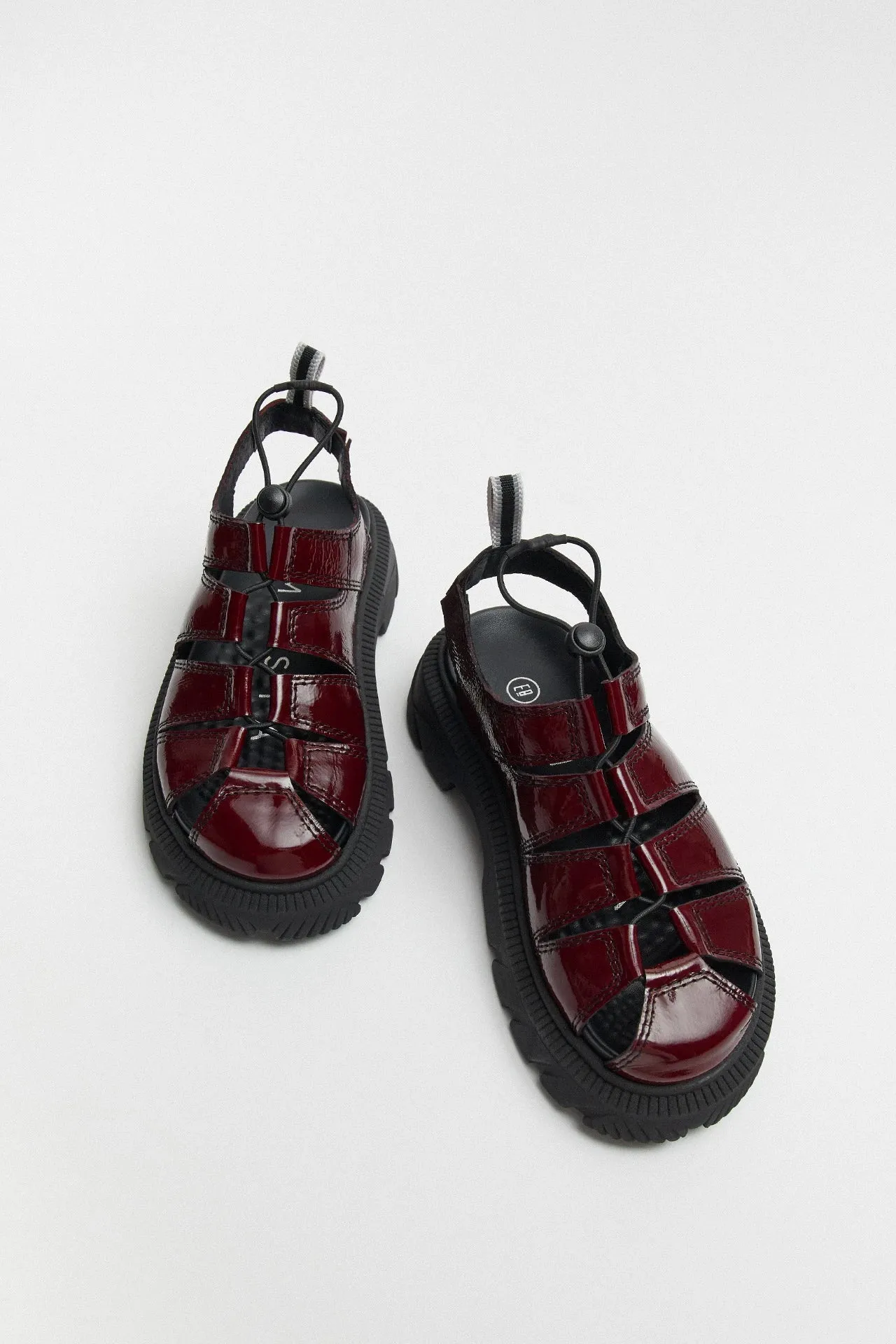 Eunice Sandals Burgundy