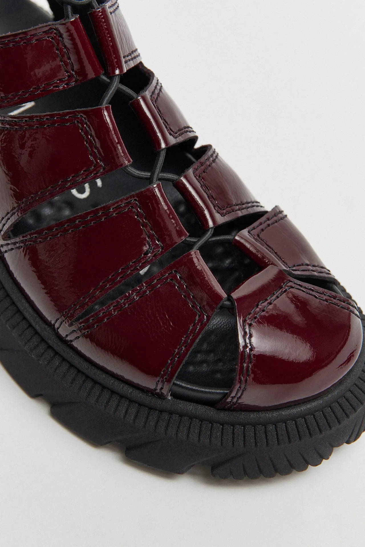 Eunice Sandals Burgundy