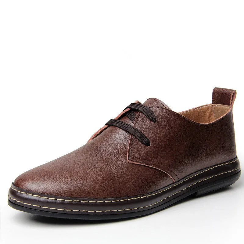 Fashion Genuine Leather Men Shoes Original Summer Flats Casual Breathable Oxfords Shoes For Men