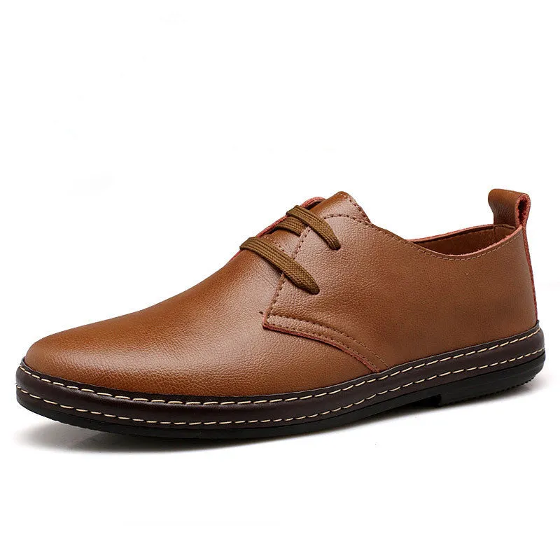 Fashion Genuine Leather Men Shoes Original Summer Flats Casual Breathable Oxfords Shoes For Men