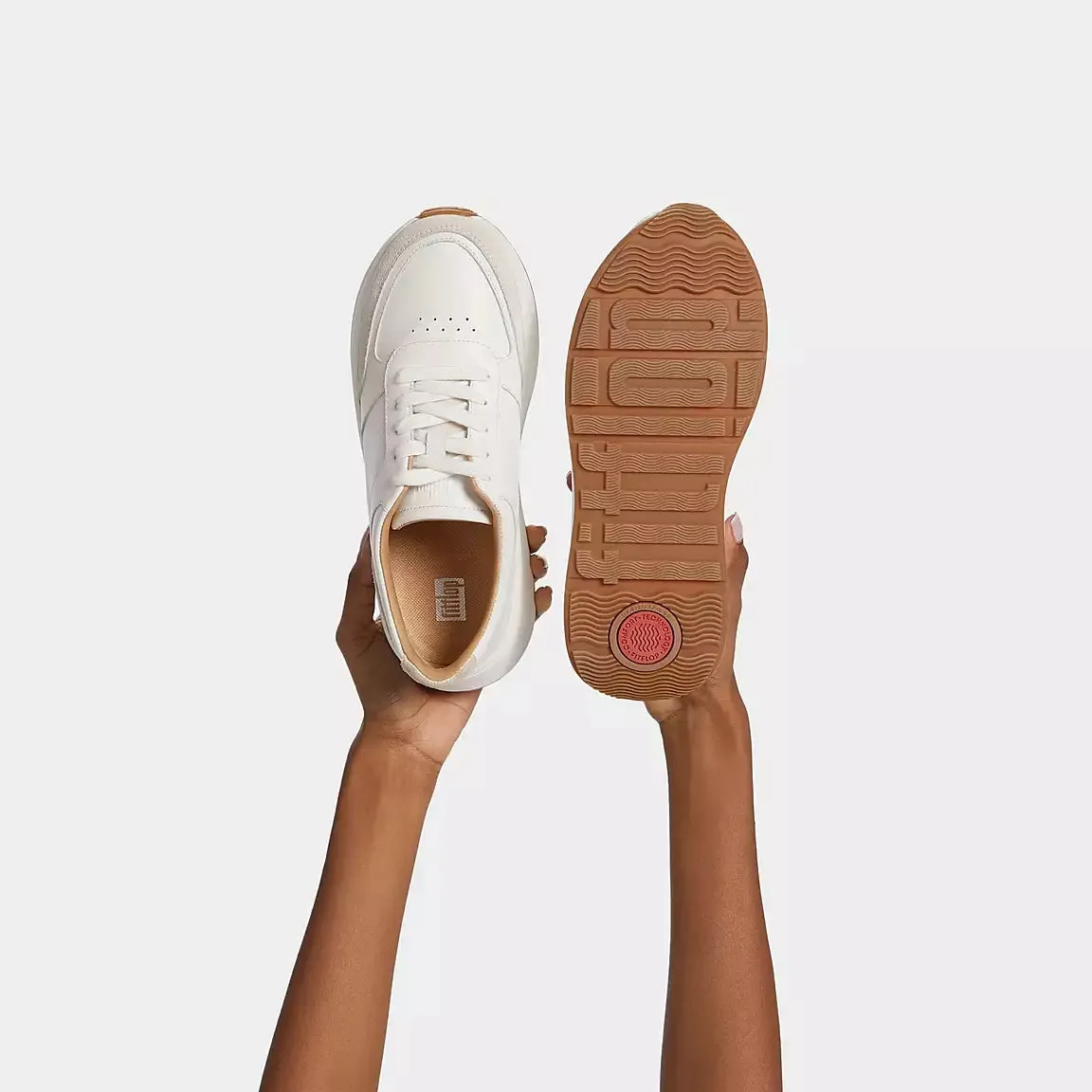 FitFlop F-MODE Sneaker - Urban White