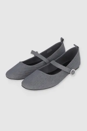 Flats Punta Rebanada Denim