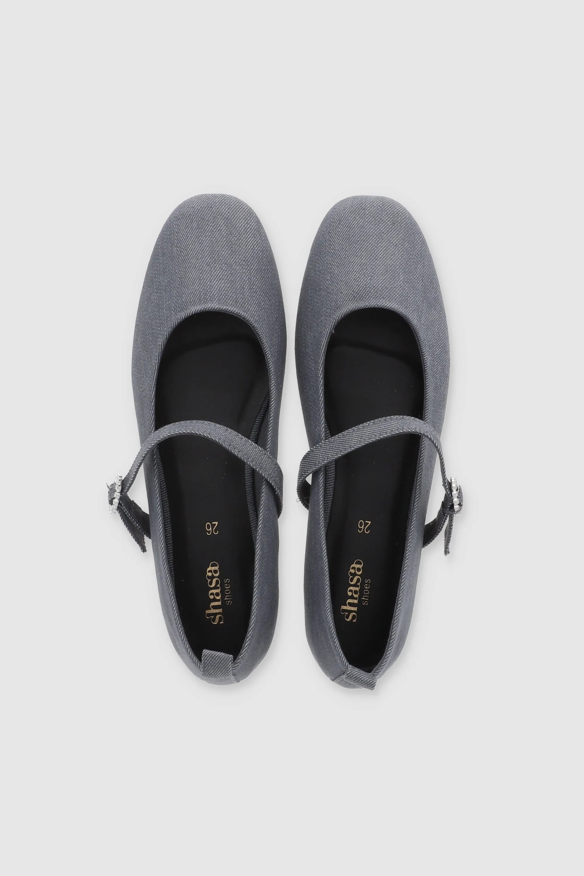 Flats Punta Rebanada Denim