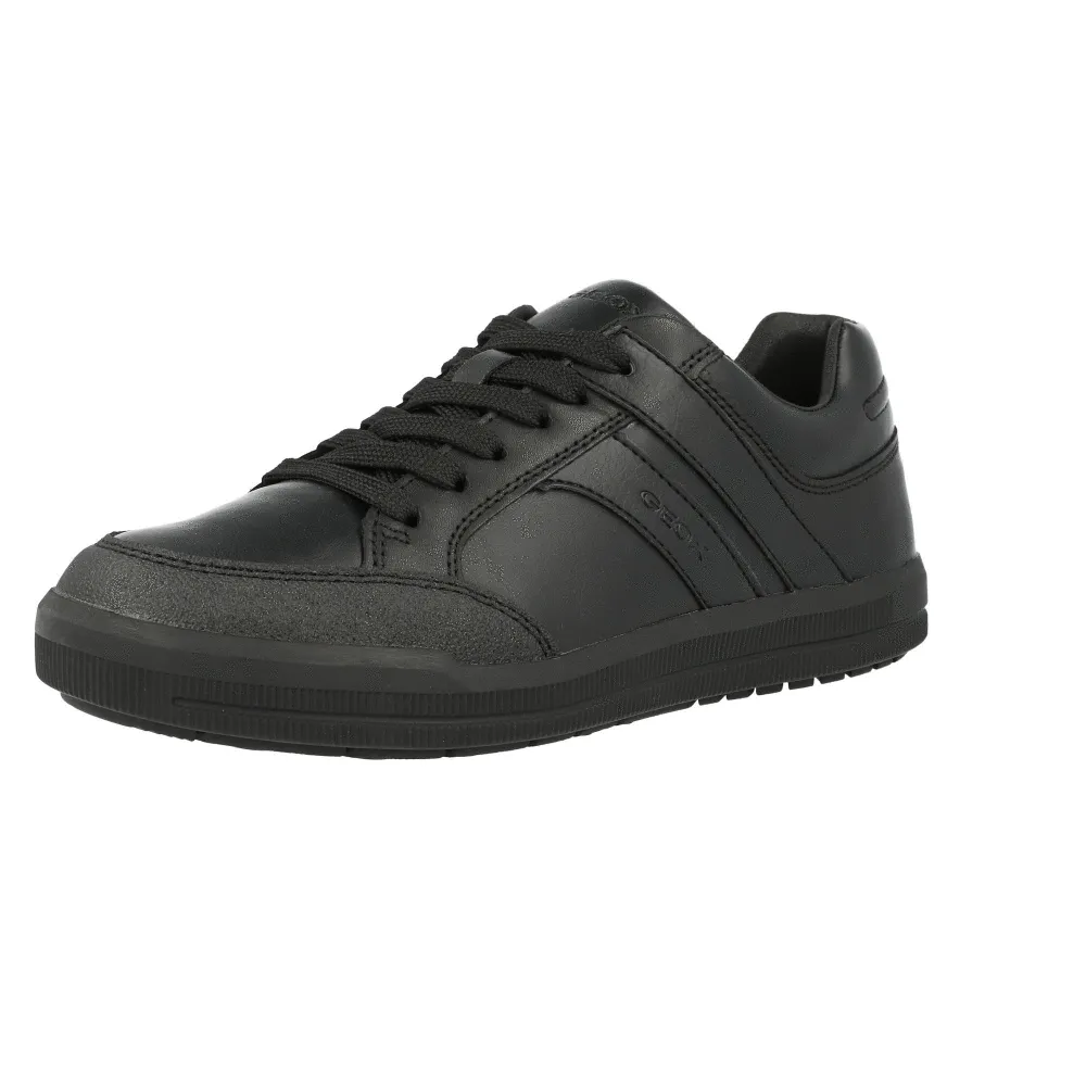 Geox Arzach Black Boys School Sneakers