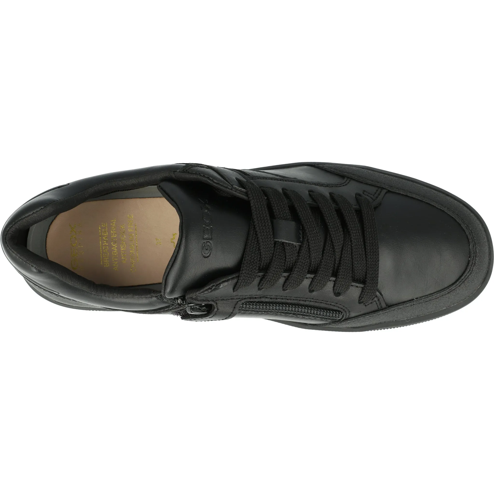 Geox Arzach Black Boys School Sneakers